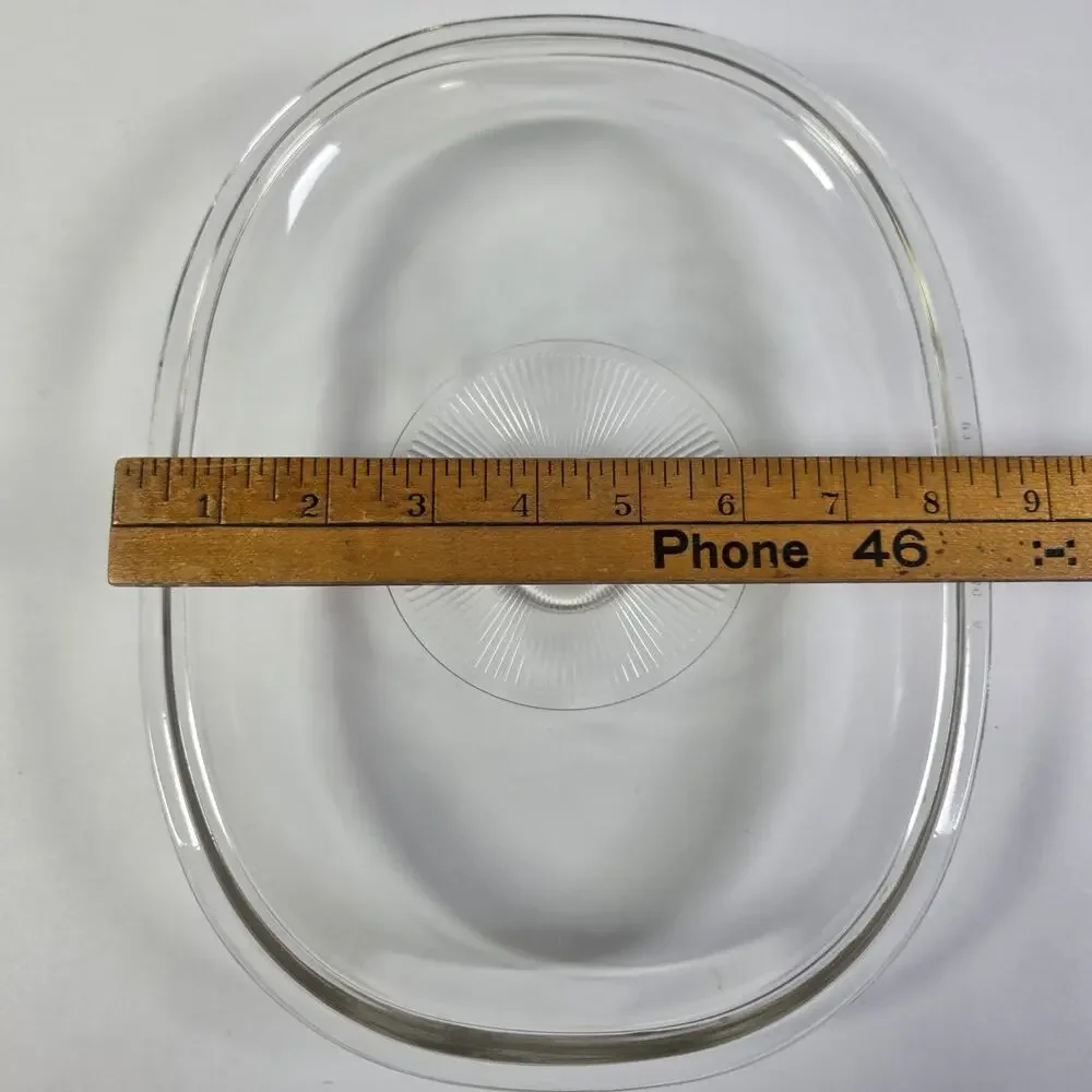 Pyrex vintage clear
